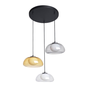 Ainale - Lampa wisząca PND-54637-3-BK-SG