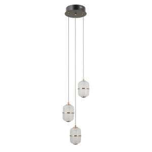 Alani - Lampa wisząca PND-34375-3-BK