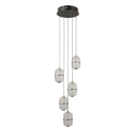 Alani - Lampa wisząca PND-34375-5-BK