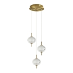 Corado - Lampa wisząca PND-81418-3-BK-GD