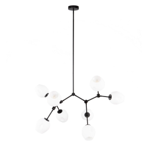 Ferral - Lampa wisząca PND-75075-8-BK-WG