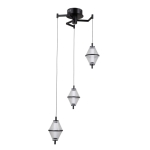 Fuente - Lampa wisząca PND-34395-3-BK