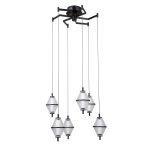 Fuente - Lampa wisząca PND-34395-6-BK