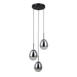 Meolo - Lampa wisząca PND-40825-3-BK