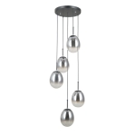 Meolo - Lampa wisząca PND-40825-5-BK
