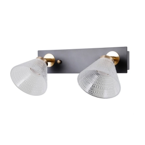 Orella kinkiet WL-34393-2-BK-HBR