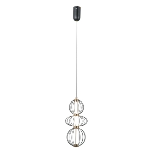 Rabel - Lampa wisząca PND-344221-3V-BK