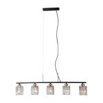 Simona - Lampa wisząca PND-40814-5-BK-HBR