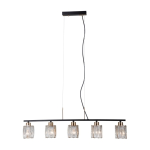 Simona - Lampa wisząca PND-40814-5-BK-HBR