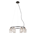 Simona - Lampa wisząca PND-40814-6-BK-HBR