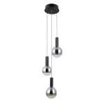 Strela - Lampa wisząca PND-34378-3S-BK