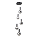 Strela - Lampa wisząca PND-34378-5S-BK