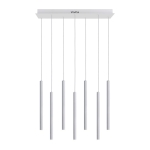Valdes - Lampa wisząca PND-22302-7-WH