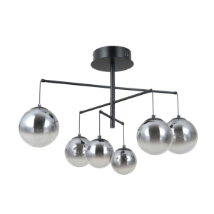 Velada - Lampa wisząca PND-34381-6-BK