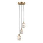 Alma - Lampa wisząca PND-40668-3-HBR