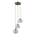 Felis - Lampa wisząca PND-40824-3-GD
