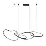 Fonte - Lampa wisząca PND-22412-S4-BK