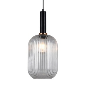 Antiola - Lampa wisząca PND-5588-1L-BK+CL