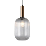 Antiola - Lampa wisząca PND-5588-1L-BRO+CL