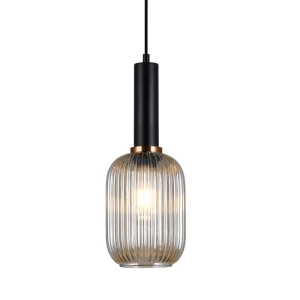 Antiola - Lampa wisząca PND-5588-1M-BK+AMB
