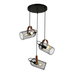 Antoin - Lampa wisząca PND-2445-3-BK