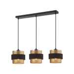 Lampa wisząca Bans PND‑27467‑3‑BK‑GD