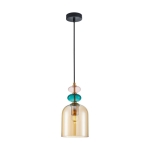 Busco - Lampa wisząca PND-30263-1B-BRO-AMB
