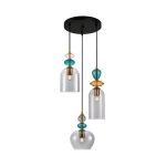 Busco - Lampa wisząca PND-30263-3A-BRO-SG