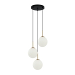 Deore - Lampa wisząca PND-5578-3S-BRO-BK