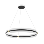 Faris - Lampa wisząca PND-62738-53W-3K-BK-GD