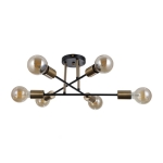 Formio - Lampa sufitowa PND-4052-6-BL-HBR