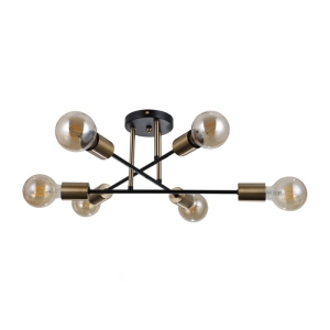 Formio - Lampa sufitowa PND-4052-6-BL-HBR