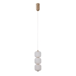 Ganti - Lampa wisząca PND-34362-3V-HBR-OPAL