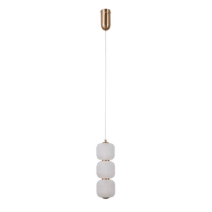 Ganti - Lampa wisząca PND-34362-3V-HBR-OPAL
