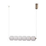 Ganti - Lampa wisząca PND-34362-6H-HBR-OPAL