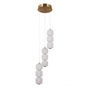 Ganti - Lampa wisząca PND-34362-9-HBR-OPAL