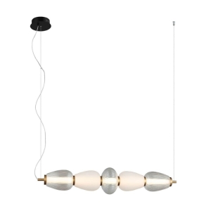 Gastel - Lampa wisząca PND-74937-5-BK