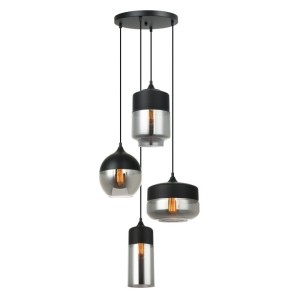 Molina - Lampa wisząca MDM-4364/4 BK+SG