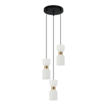 Monza - Lampa wisząca PND-57602-3-BK+BRO