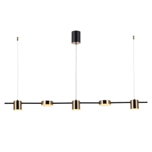 Remdal - Lampa wisząca PND-16374-5-BK-3K