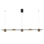 Remdal - Lampa wisząca PND-16374-5-BK-4K