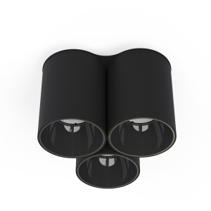 Punktowa lampa sufitowa EYE TONE III czarny 8091