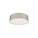 Lampa sufitowa plafon z abażurem TURDA III szary/srebrny  8953