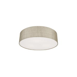 Lampa sufitowa plafon z abażurem TURDA III szary/srebrny  8953