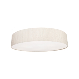 Lampa sufitowa plafon z abażurem TURDA VII biały/srebrny  8958