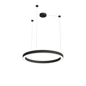 Żyrandol Aurum M Zmienna Barwa Światła LED czarny PL0116-90-CCT-BK