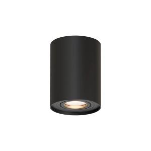 Tubka Leila 1xGU10 czarna CL0101-BK