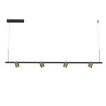 Lampa Wisząca Slide Long 1xLED szczotkowany mosiądz PL0124-BS