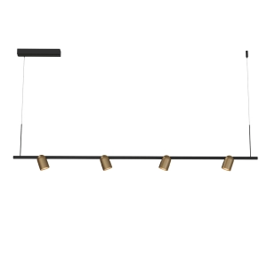 Lampa Wisząca Slide Long 1xLED szczotkowany mosiądz PL0124-BS
