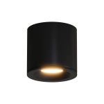 Tubka Luna 1xGU10 czarna IP65 CL0103-BK